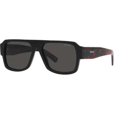 Prada PR22YSF, Black/Dark Grey Lenses