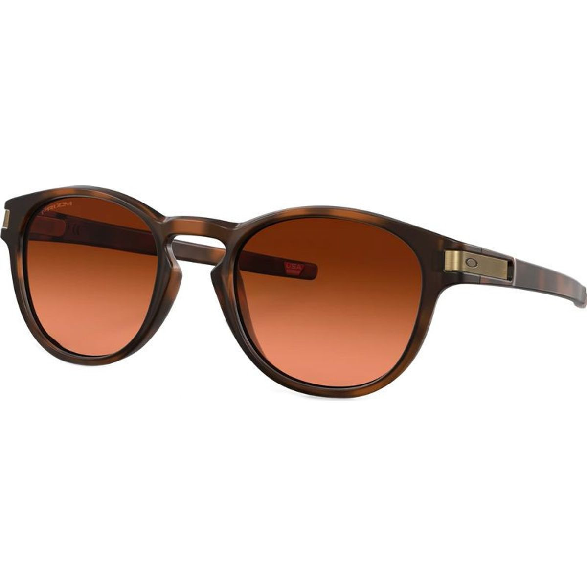 Oakley Latch Sunglasses Brown Tortoise/Prizm Brown Gradient