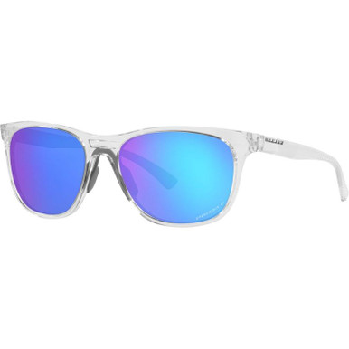 Oakley Leadline, Polished Clear/ Prizm Sapphire Polarised Lenses