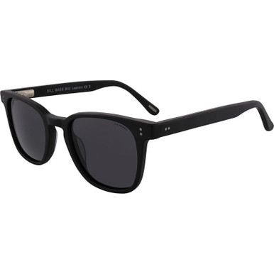 Bill Bass Leandro, Bio Matte Black/Grey Polarised Lenses