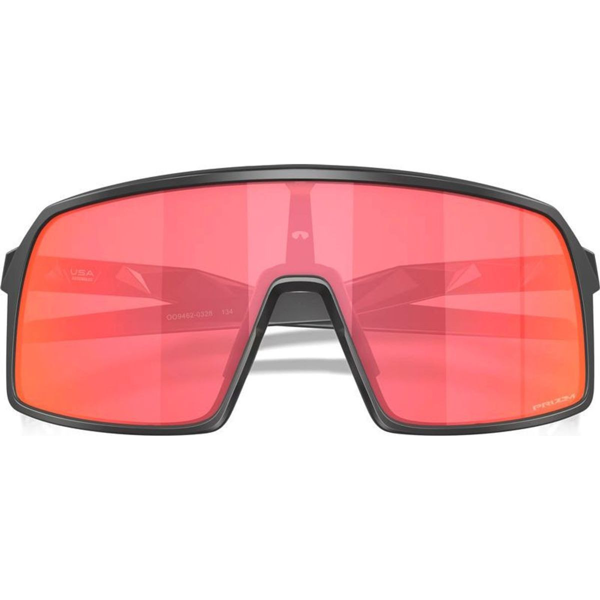 Shop Oakley Sutro S Sunglasses Matte Black/Prizm Trail Torch