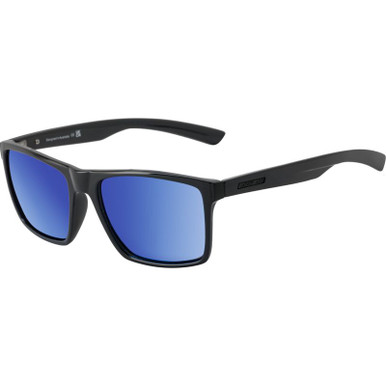 Dirty Dog Volcano, Black/Blue Mirror Polarised Lenses