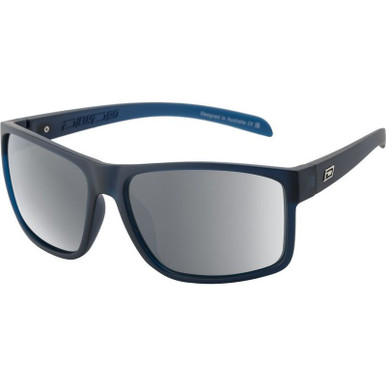 Satin Blue/Grey Flash Mirror Polarised Lenses