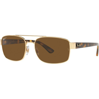 RB3687 - Arista/Brown Polarised Glass Lenses 58 Eye Size