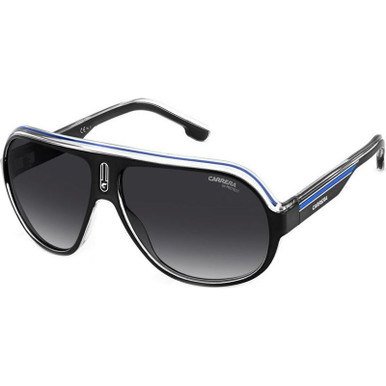 Carrera Speedway/N, Black and Blue/Dark Grey Gradient Lenses