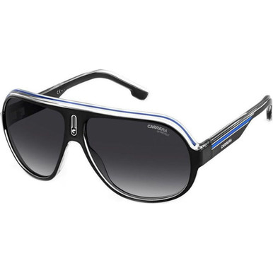 Carrera Speedway/N - Black and Blue/Dark Grey Gradient Lenses