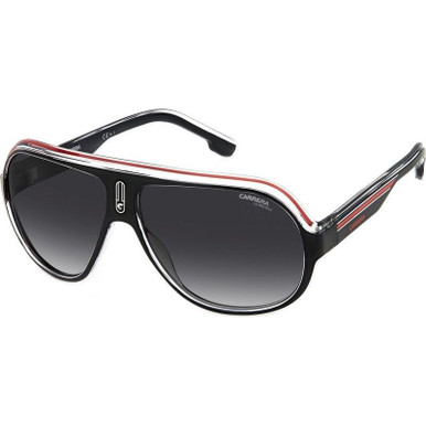 Speedway/N - Black and Red/Dark Grey Gradient Lenses