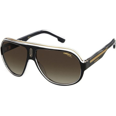 Carrera Speedway/N - Black and Gold/Brown Gradient Lenses