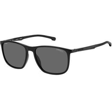 Carrera Carduc 004/S, Black/Grey Lenses