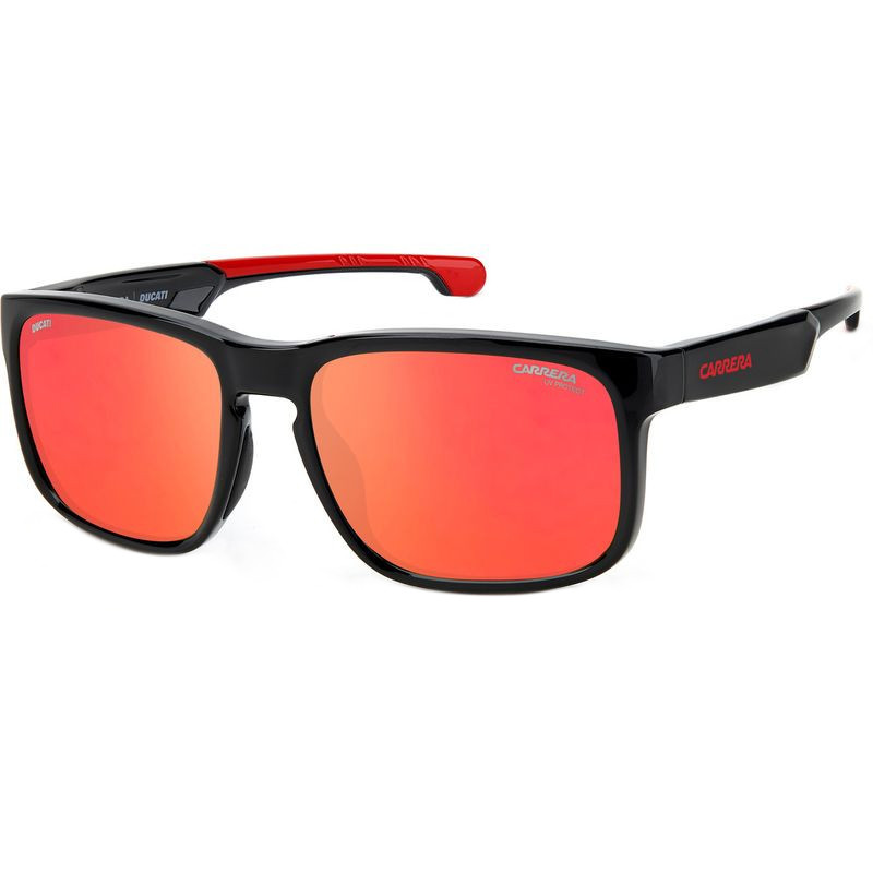 Buy Carrera Carduc 001/S Black Red/Red Mirror Sunglasses
