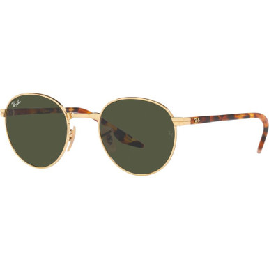 Ray-Ban RB3691, Arista/Dark Green Glass Polarised Lenses 51 Eye Size