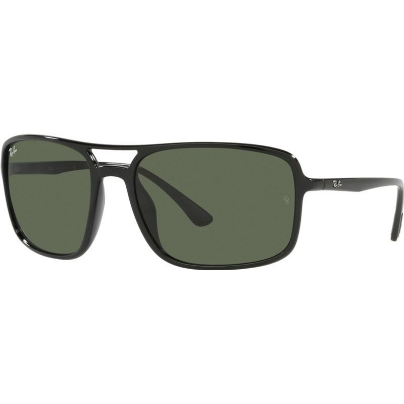 Ray-Ban RB4375 Black/Dark Green Lenses 
