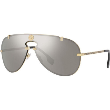Versace VE2243, Gold/Light Grey and Silver Mirror Lenses