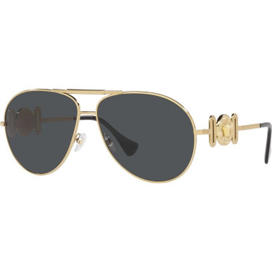 Versace VE2249 - Gold/Dark Grey Lenses