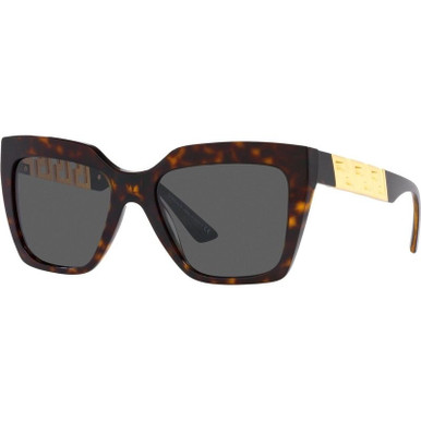 Versace VE4418F, Havana/Dark Grey Lenses