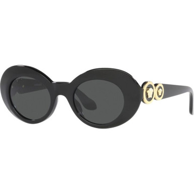 Versace Kids VK4428U - Black/Dark Grey Lenses - Kids