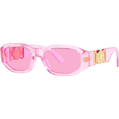 Transparent Pink/Fuchsia Lenses - Kids