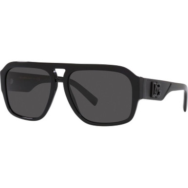 Dolce & Gabbana DG4403F - Black/Dark Grey Lenses