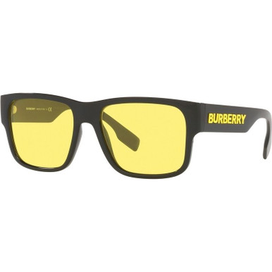 Burberry Knight BE4358, Black/Yellow Lenses