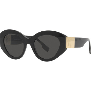 Burberry Sophia BE4361, Black/Dark Grey Lenses