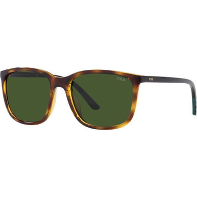 Polo Ralph Lauren PH4185U - Shiny Havana/Dark Green Lenses