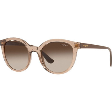 Vogue Eyewear VO5427S, Transparent Brown/Brown Gradient Lenses