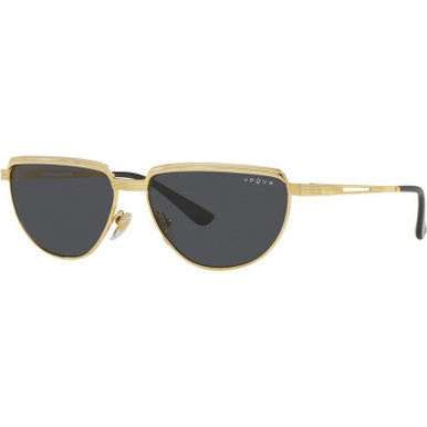 Vogue Eyewear VO4235S, Top Sand and Gold/Dark Grey Lenses