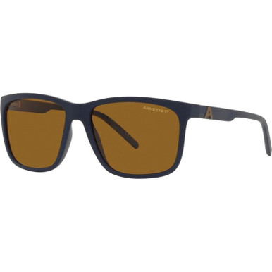 Arnette Adios Baby! AN4272 - Matte Navy Blue/Dark Brown Polarised Lenses