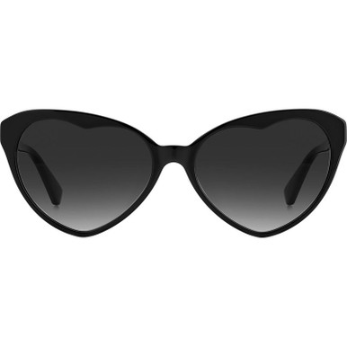 Kate Spade Heart-Shaped Black Sunglasses NIB kate spade new york main image 2