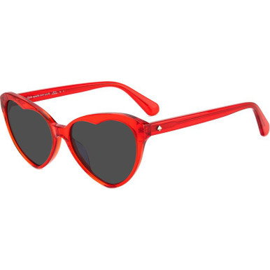 Kate Spade Velma, Red/Grey Lenses