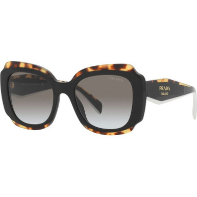 Prada PR16YS, Black Havana/Dark Grey Lenses