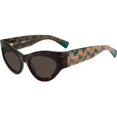 Missoni MIS0078/S - Havana/Brown Lenses