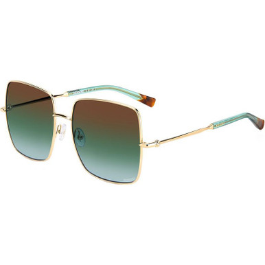 MIS0096/S - Gold/Brown Green Gradient Lenses