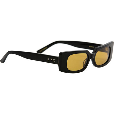 Rixx Eyewear Broadway - Black/Sunrise Yellow Lenses