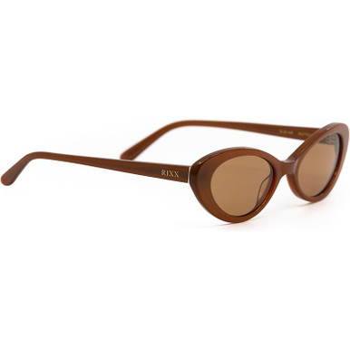 Rixx Eyewear Lafayette, Chocolate/Brown Lenses