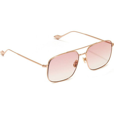 Sunday Somewhere Andy, Gold/Rose Quartz Gradient Lenses