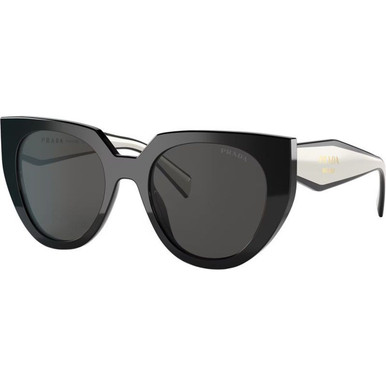 Prada PR14WSF - Black Talc/Dark Grey Lenses