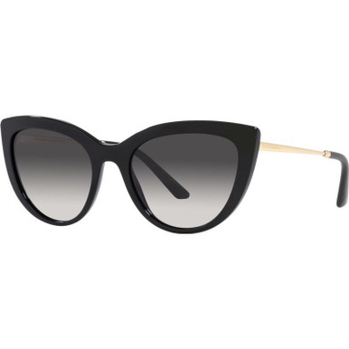 Dolce &amp; Gabbana DG4408, Black/Grey Gradient Lenses