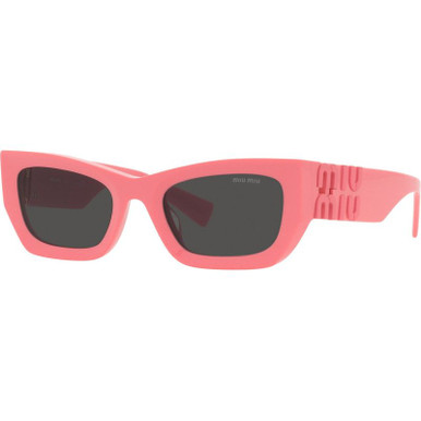 Miu Miu 09WS - Dark Pink/Dark Grey Lenses