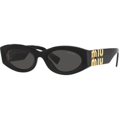 Miu Miu 11WS - Black/Dark Grey Lenses