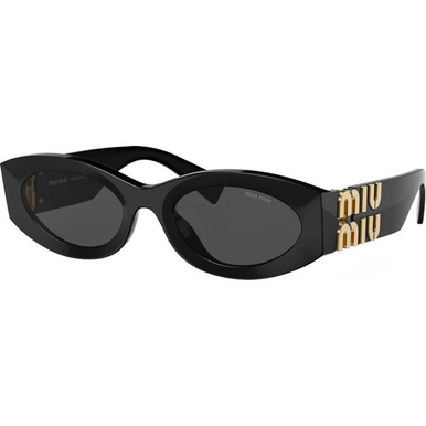 Miu Miu 11WS, Black/Dark Grey Lenses