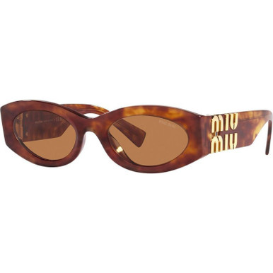 Miu Miu 11WS - Havana/Brown Lenses