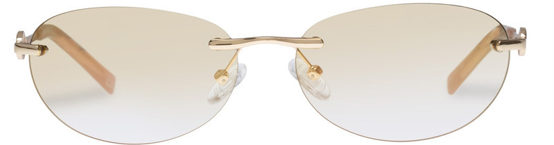 Buy Le Specs Slinky Gold/Tan Gradient Gold Flash | Afterpay