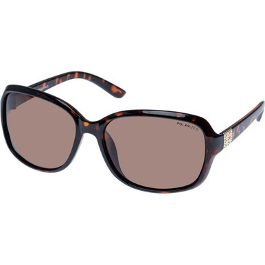 Cancer Council Stapleton - Dark Tort/Brown Polarised Lenses