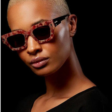 Shop Valley Eyewear Ghost Sunglasses Fire Stone Black/Black display picture 1