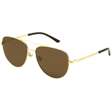 Solana - Gloss Gold/Brown Polarised Lenses