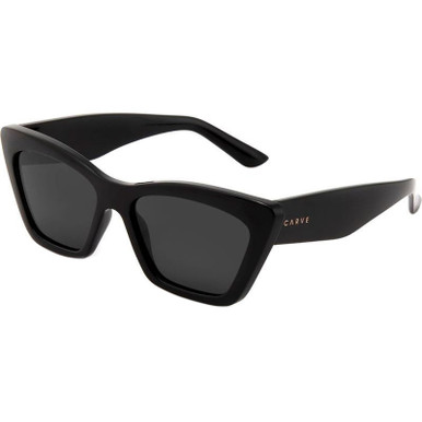 Carve Tahoe - Gloss Black/Dark Grey Polarised Lenses