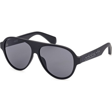 Adidas OR0059, Shiny Black/Smoke Lenses