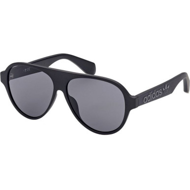 Adidas OR0059 - Shiny Black/Smoke Lenses