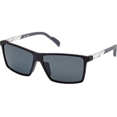Adidas SP0058 - Matte Black/Smoke Polarised Lenses